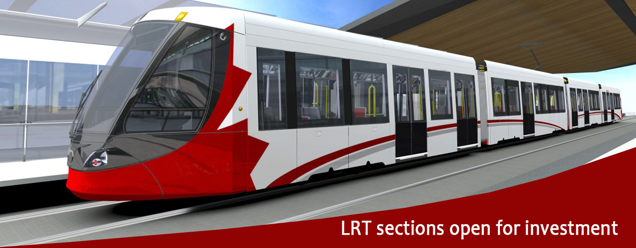 LRT sections open for investment