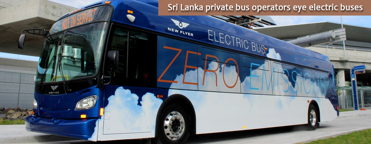 Sri Lanka private bus operators eye electric buses