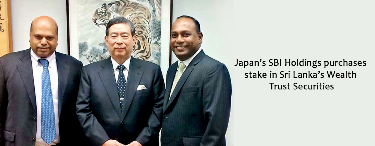 Japan’s SBI Holdings purchases stake in Sri Lanka’s Wealth Trust Securities