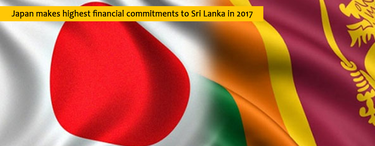 Japan makes highest financial commitments to Sri Lanka in 2017