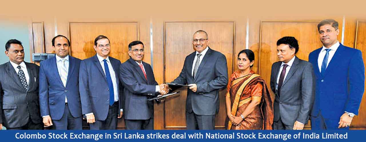 Colombo Stock Exchange in Sri Lanka strikes deal with National Stock Exchange of India Limited