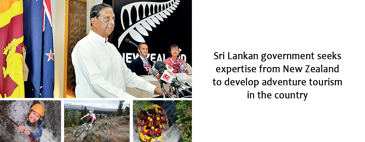 Sri Lankan government seeks expertise from New Zealand to develop adventure tourism in the country