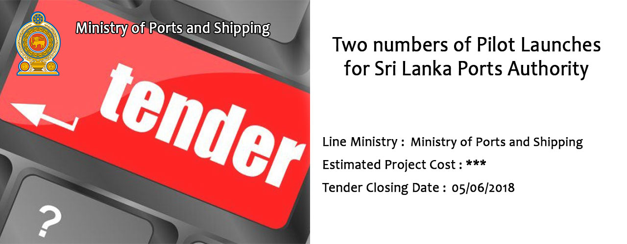 Two numbers of Pilot Launches for Sri Lanka Ports Authority