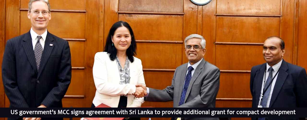 US government’s MCC signs agreement with Sri Lanka to provide additional grant for compact development