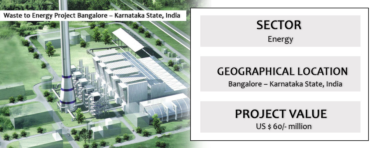 Waste to Energy Project Bangalore – Karnataka State, India