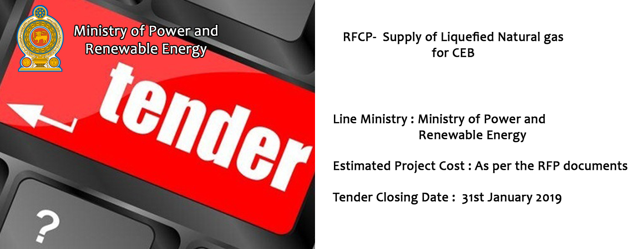 RFCP- Supply of Liquefied Natural gas for CEB