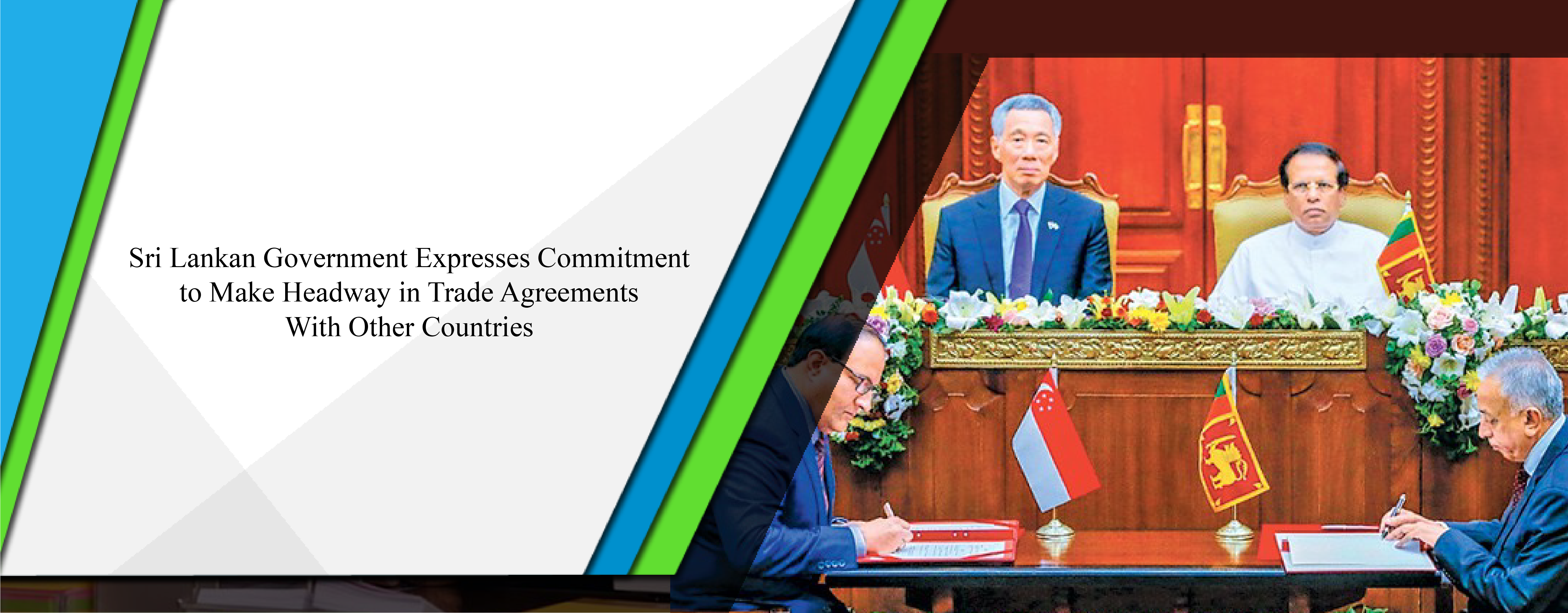 Sri Lankan government expresses commitment to make headway in trade agreements with other countries