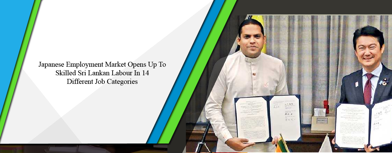 Japanese employment market opens up to skilled Sri Lankan labour in 14 different job categories