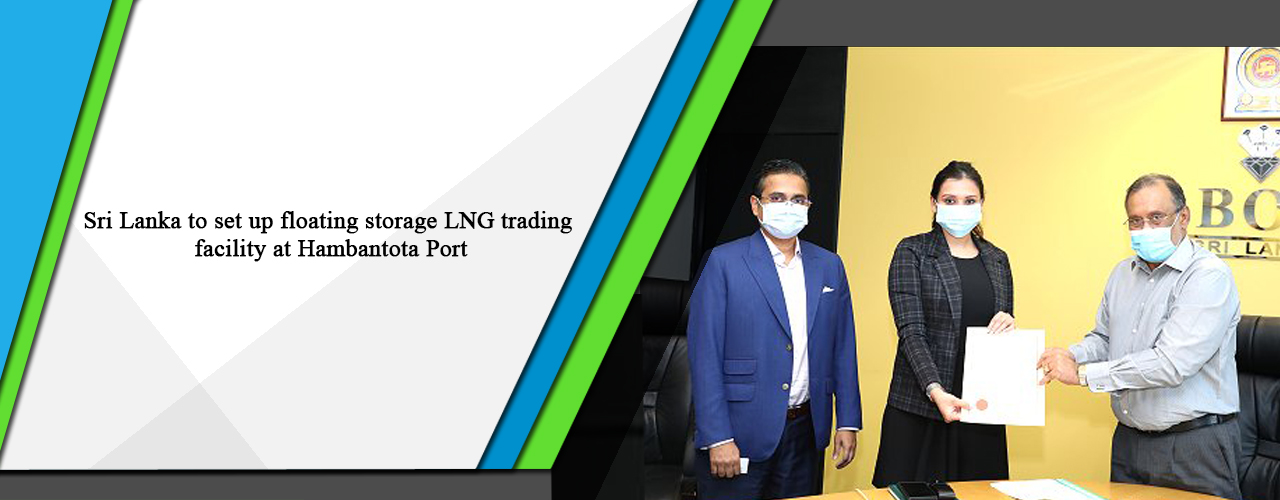 Sri Lanka to set up floating storage LNG trading facility at Hambantota Port