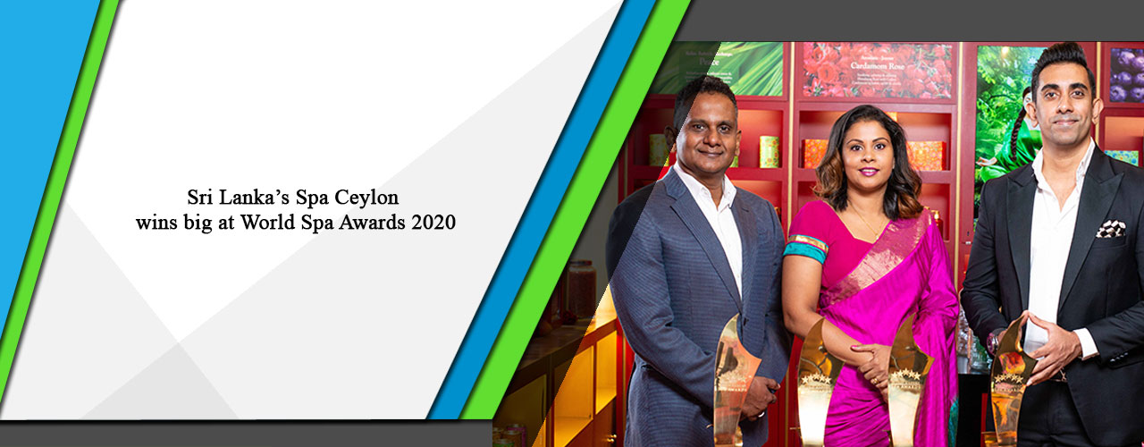 Sri Lanka’s Spa Ceylon wins big at World Spa Awards 2020