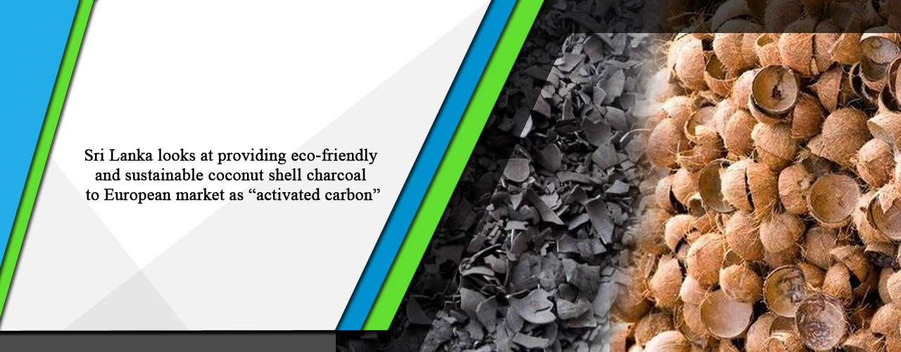 Sri Lanka looks at providing eco-friendly and sustainable coconut shell charcoal to European market as “activated carbon”