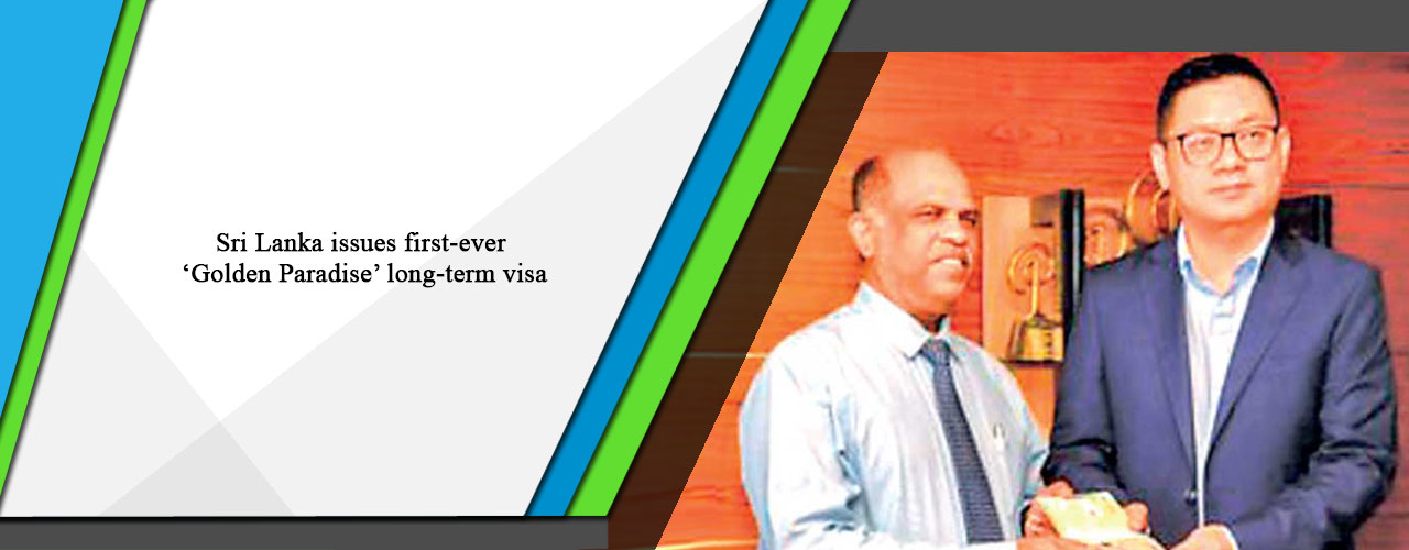 Sri Lanka issues first-ever ‘Golden Paradise’ long-term visa