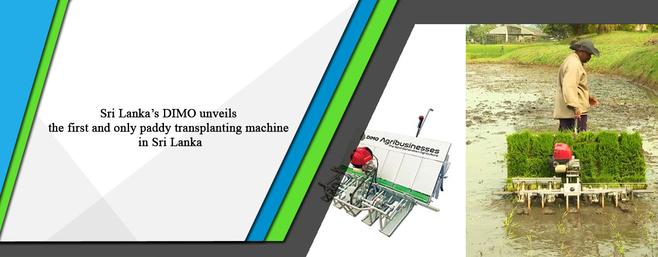 Sri Lanka’s DIMO unveils the first and only paddy transplanting machine in Sri Lanka