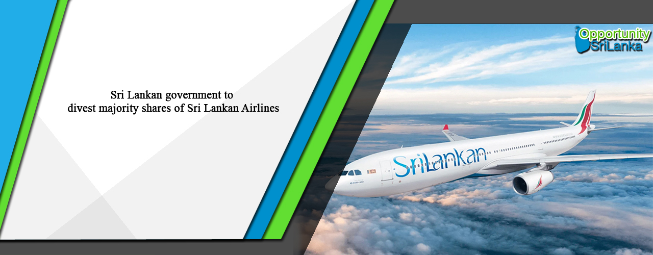 Sri Lankan government to divest majority shares of Sri Lankan Airlines