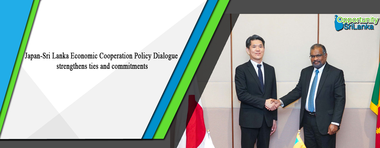 Japan-Sri Lanka Economic Cooperation Policy Dialogue strengthens ties and commitments