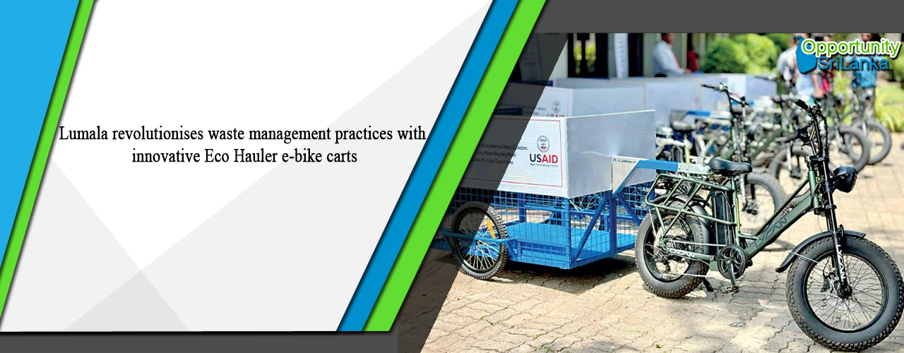 Lumala revolutionises waste management practices with innovative Eco Hauler e-bike carts
