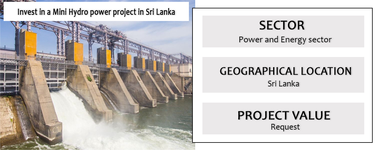 Invest in a Mini Hydro power project in Sri Lanka