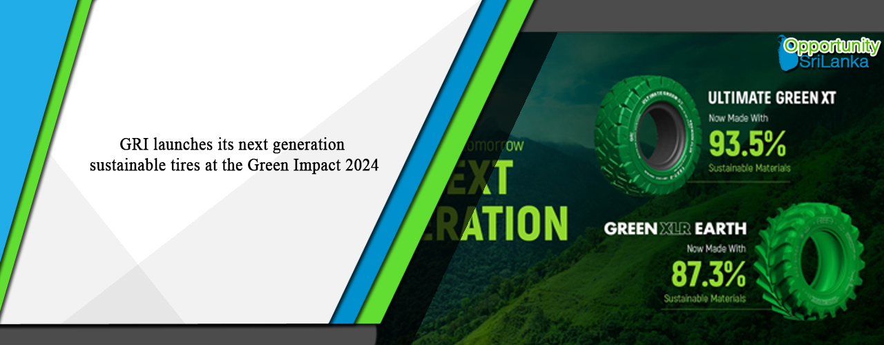 GRI launches its next generation sustainable tires at the Green Impact 2024