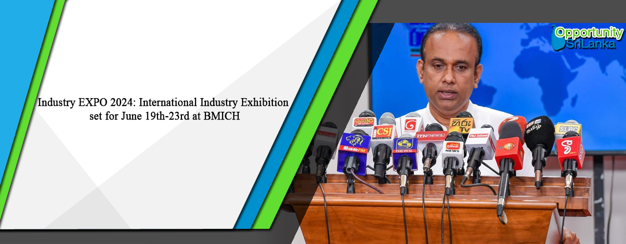 Industry EXPO 2024: International Industry Exhibition set for June 19th-23rd at BMICH