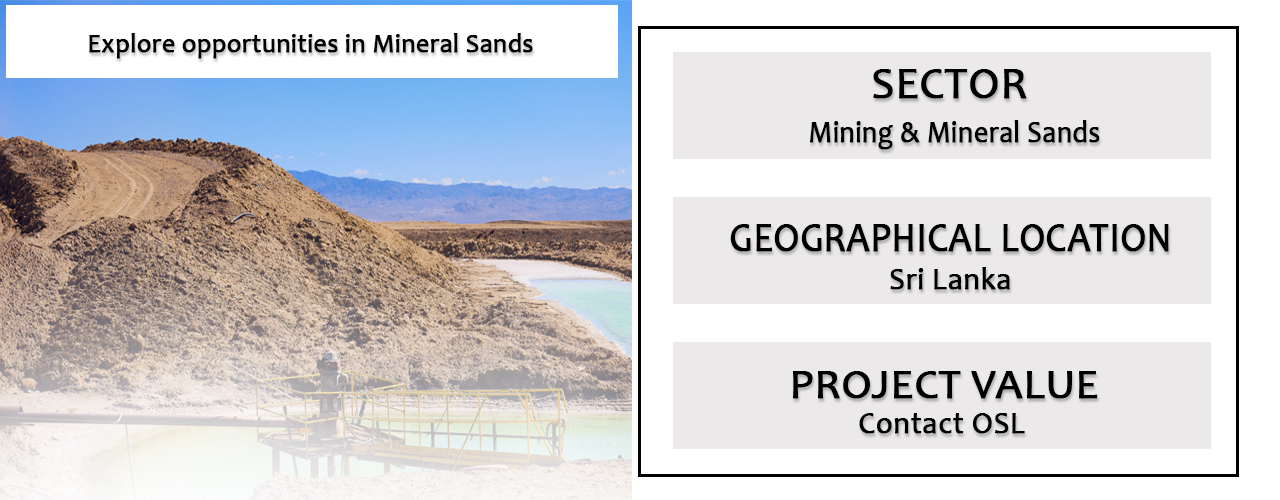 Explore opportunities in Mineral Sands