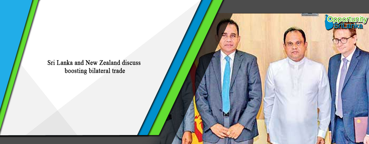 Sri Lanka and New Zealand discuss boosting bilateral trade
