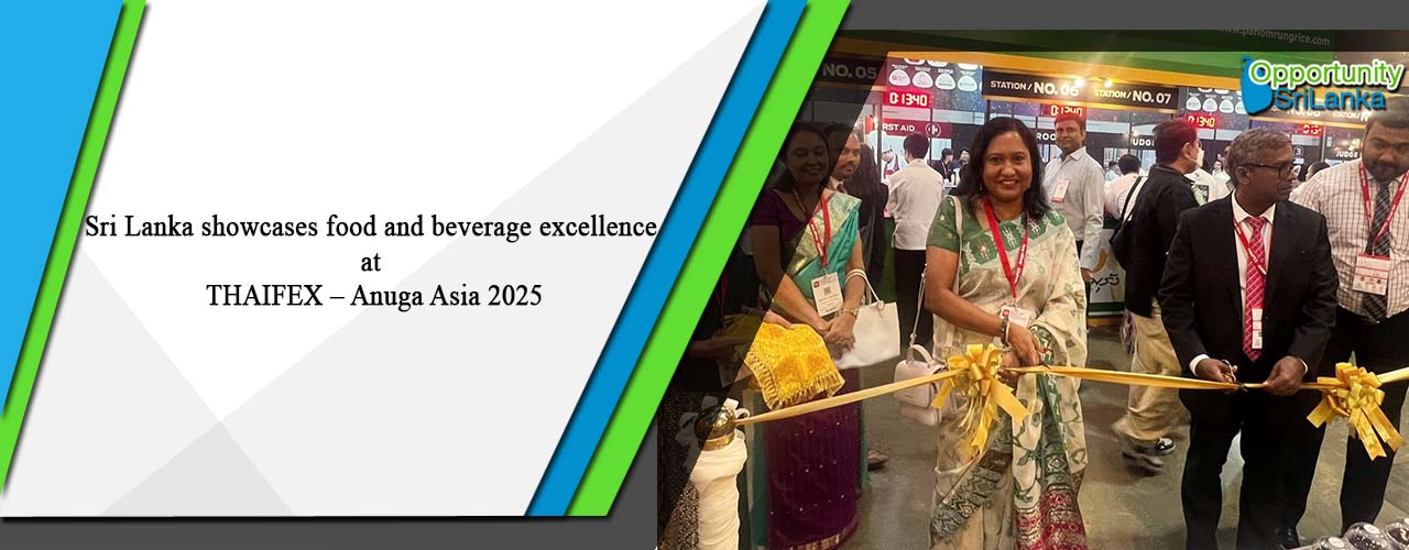 Sri Lanka showcases food and beverage excellence at THAIFEX – Anuga Asia 2025