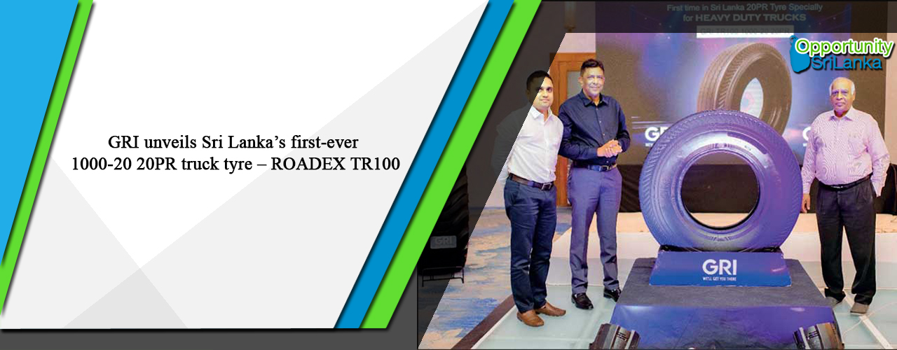 GRI unveils Sri Lanka’s first-ever 1000-20 20PR truck tyre – ROADEX TR100