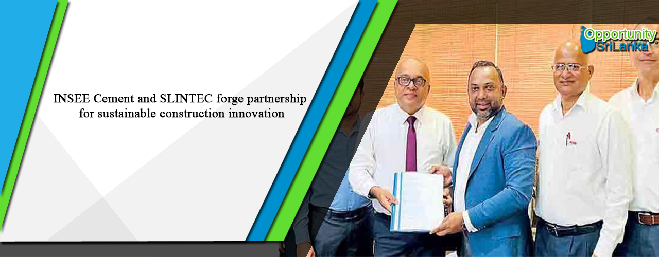 INSEE Cement and SLINTEC forge partnership for sustainable construction innovation