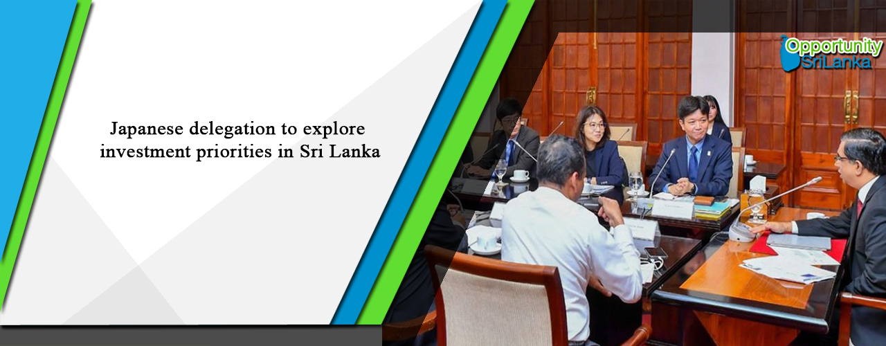 Japanese delegation to explore investment priorities in Sri Lanka
