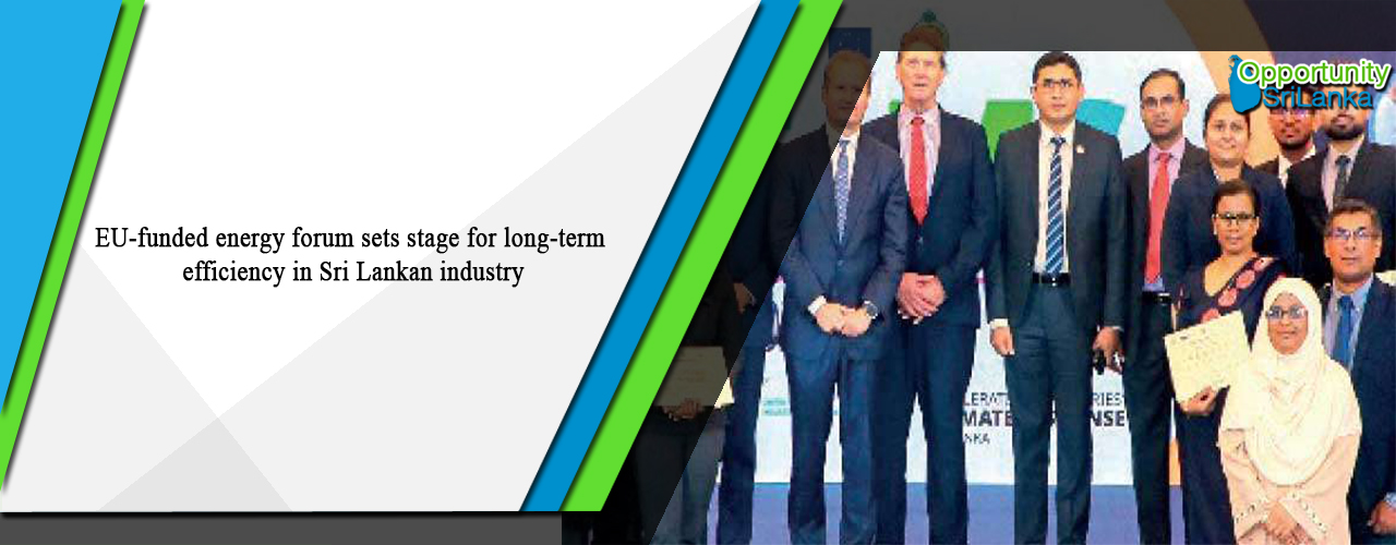 EU-funded energy forum sets stage for long-term efficiency in Sri Lankan industry