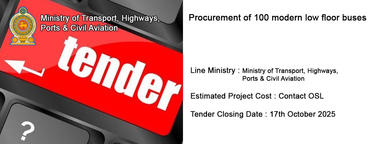 Procurement of 100 modern low floor buses