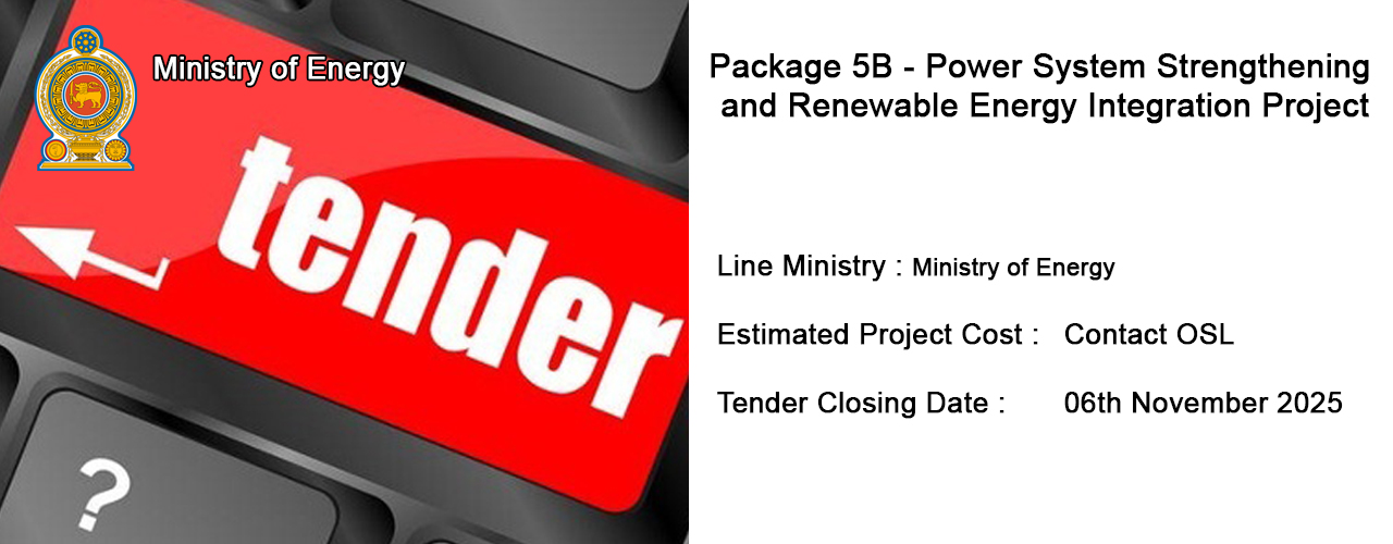 Package 5B – Power System Strengthening and Renewable Energy Integration Project
