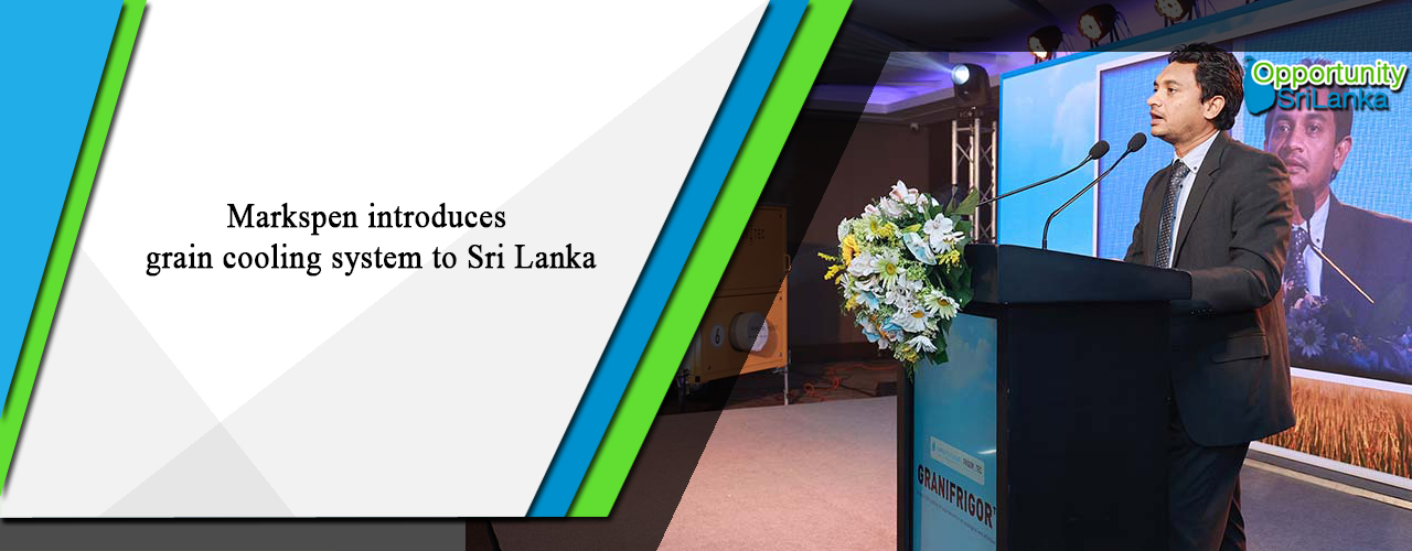 Markspen introduces grain cooling system to Sri Lanka