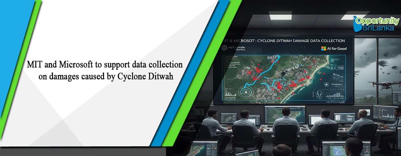 MIT and Microsoft to support data collection on damages caused by Cyclone Ditwah