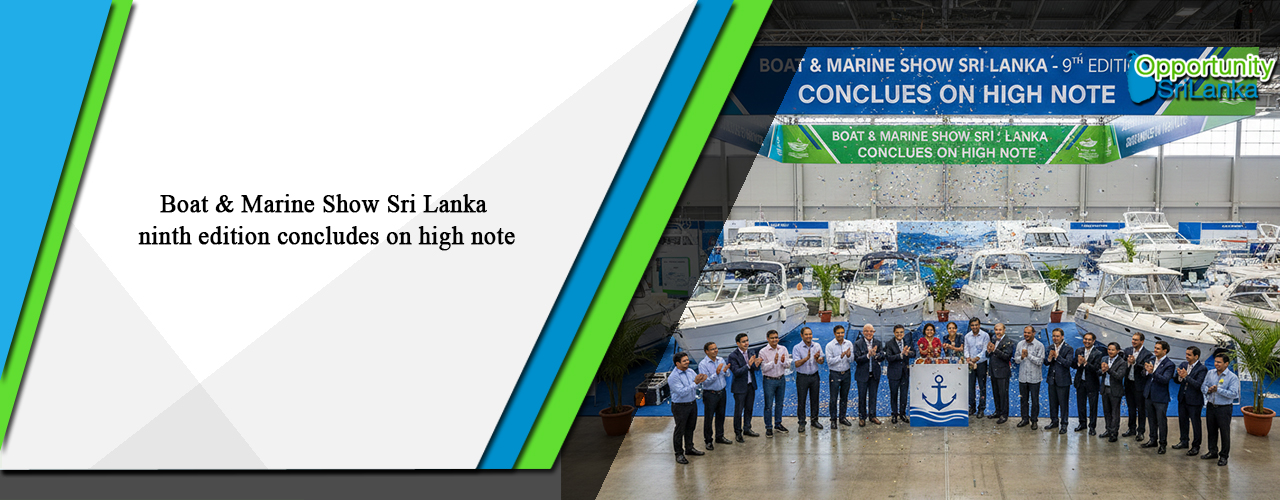 Boat & Marine Show Sri Lanka ninth edition concludes on high note