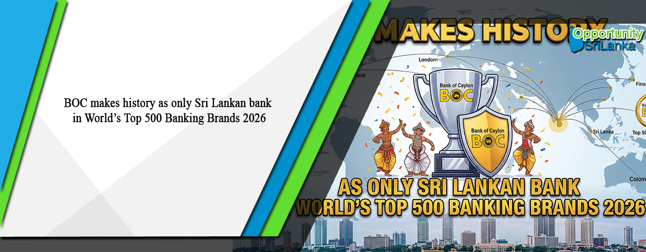 BOC makes history as only Sri Lankan bank in World’s Top 500 Banking Brands 2026