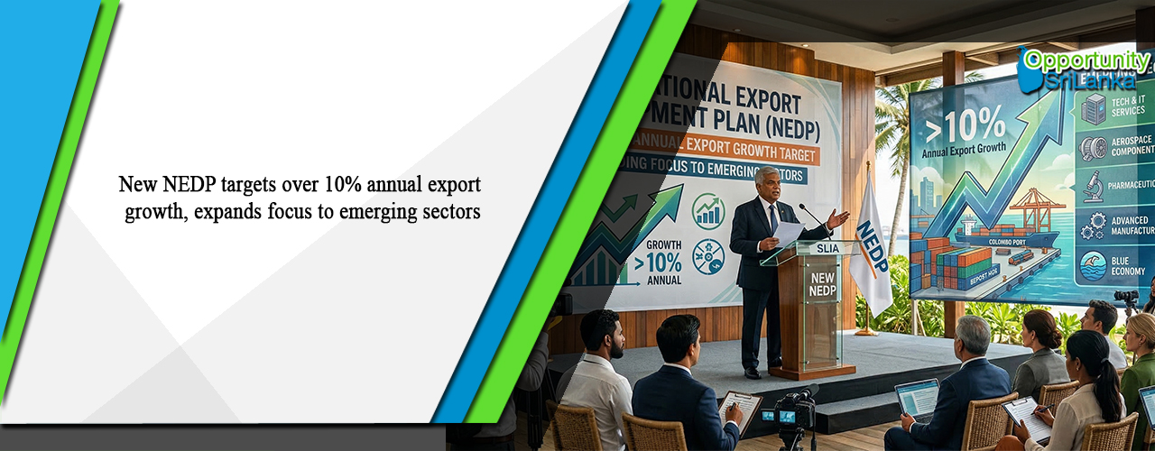 New NEDP targets over 10% annual export growth, expands focus to emerging sectors