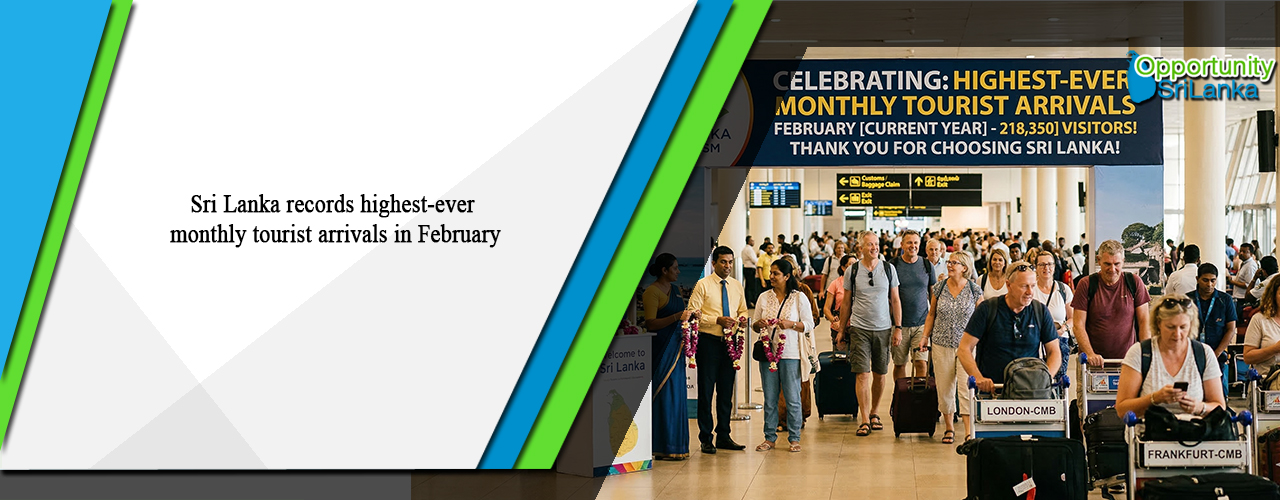 Sri Lanka records highest-ever monthly tourist arrivals in February