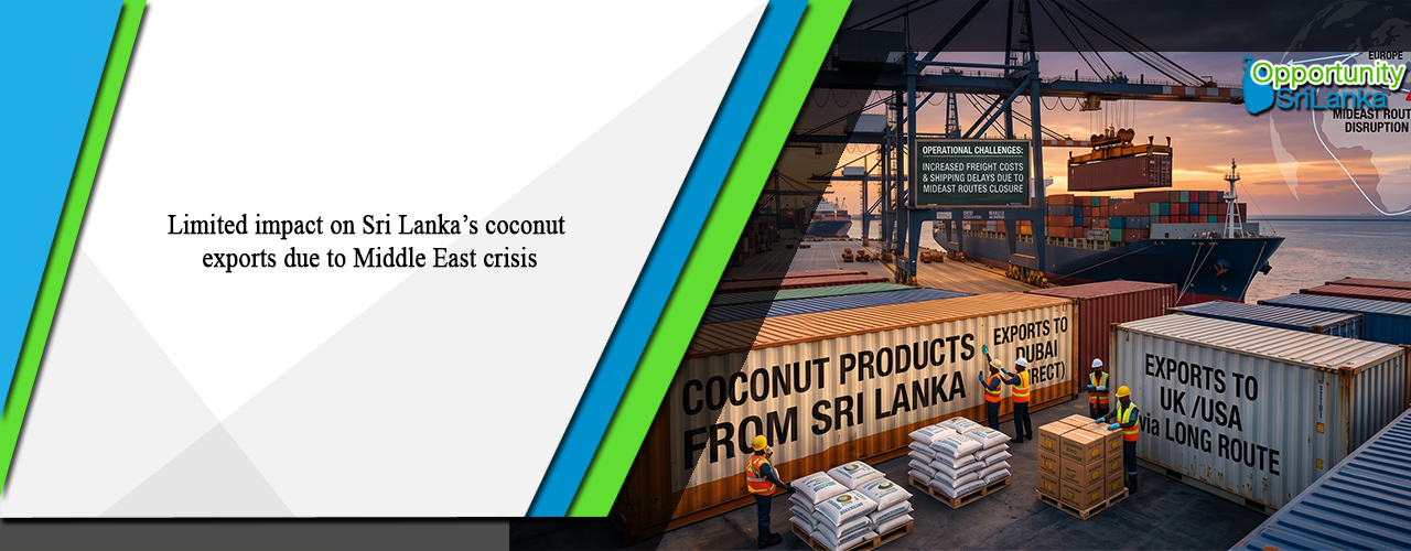 Limited impact on Sri Lanka’s coconut exports due to Middle East crisis