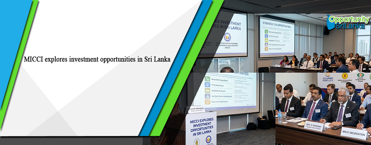 MICCI explores investment opportunities in Sri Lanka