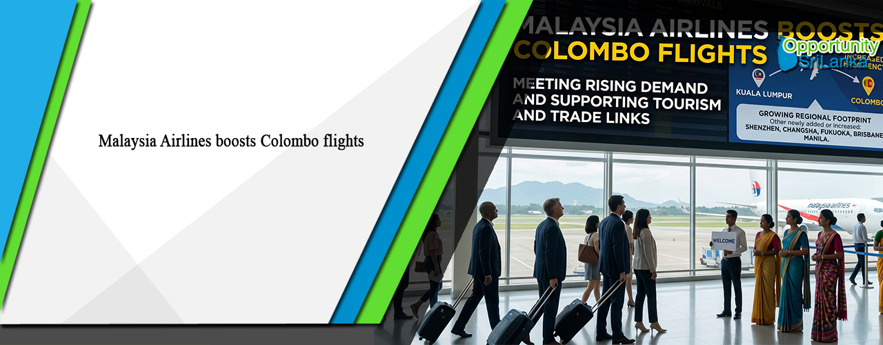 Malaysia Airlines boosts Colombo flights