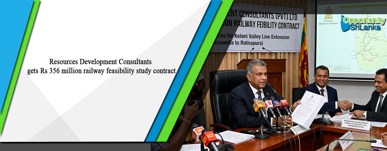 Resources Development Consultants gets Rs 356 million railway feasibility study contract