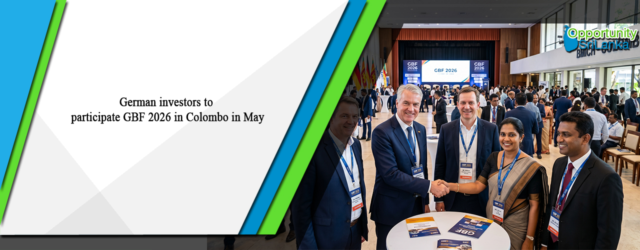 German investors to participate GBF 2026 in Colombo in May