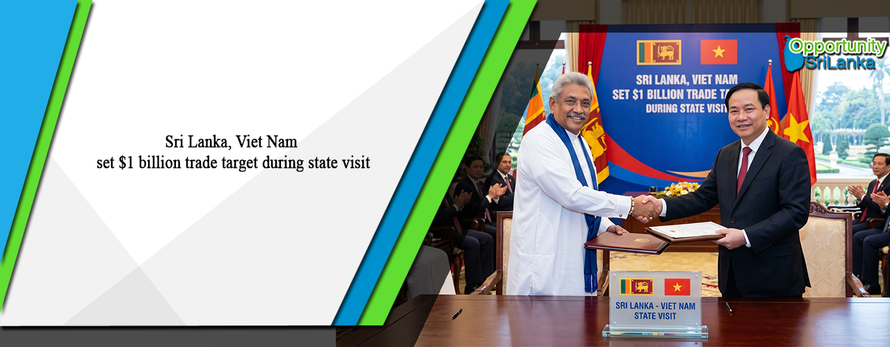 Sri Lanka, Viet Nam set $1 billion trade target during state visit