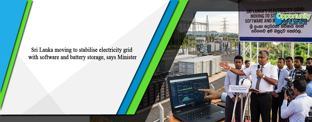 Sri Lanka moving to stabilise electricity grid with software and battery storage, says Minister