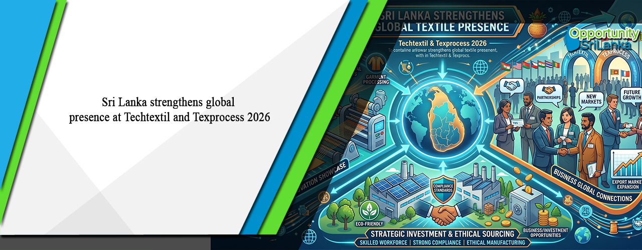 Sri Lanka strengthens global presence at Techtextil and Texprocess 2026