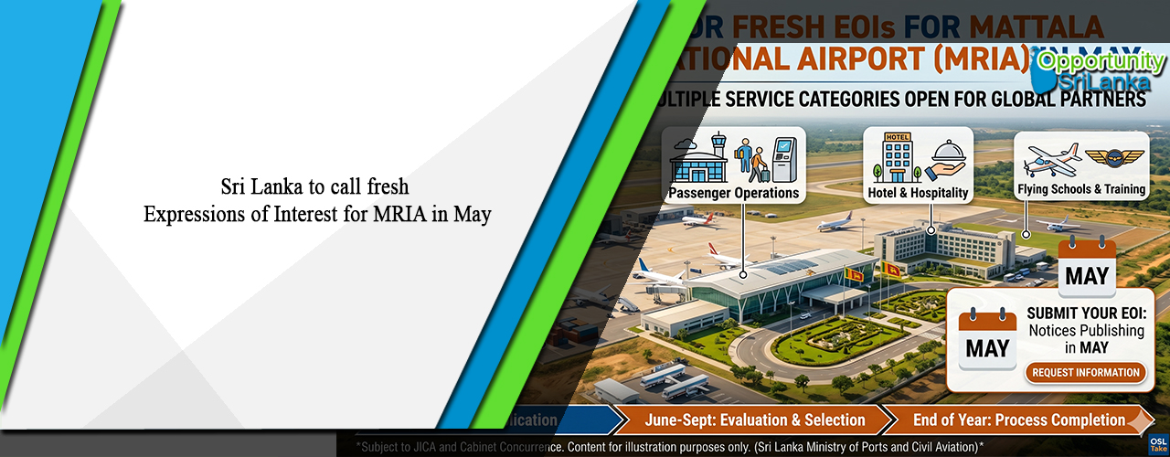 Sri Lanka to call fresh Expressions of Interest for MRIA in May