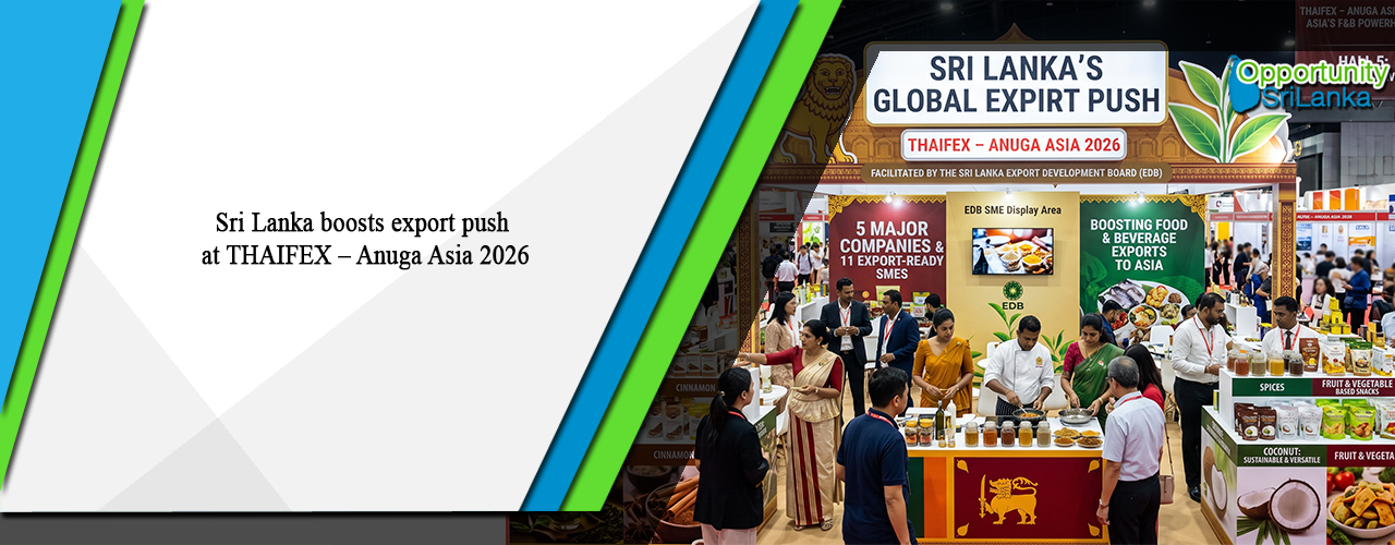 Sri Lanka boosts export push at THAIFEX – Anuga Asia 2026