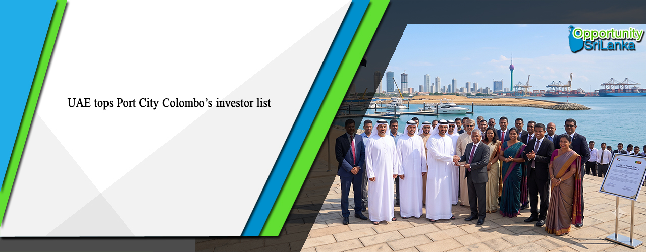 UAE tops Port City Colombo’s investor list