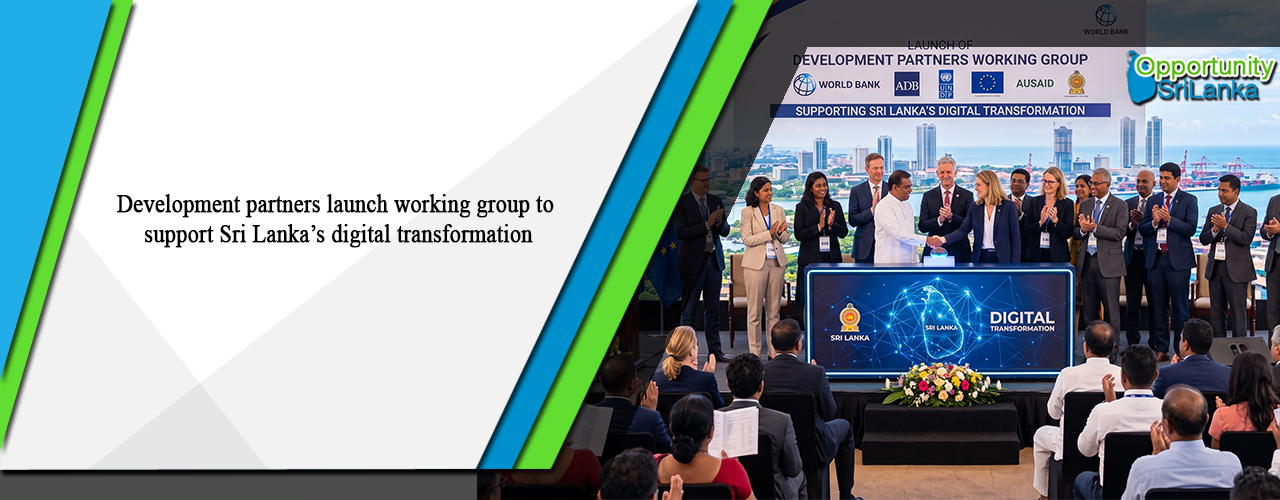 Development partners launch working group to support Sri Lanka’s digital transformation